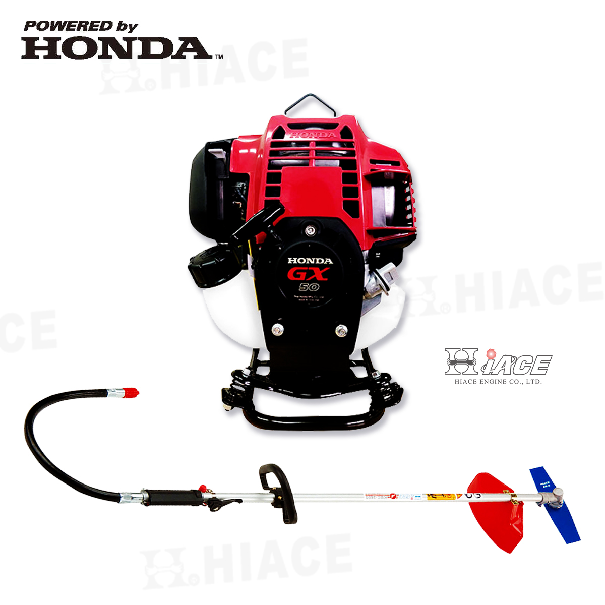 GX-35、GX-50 Knapsack Brush Cutter Powered By Honda