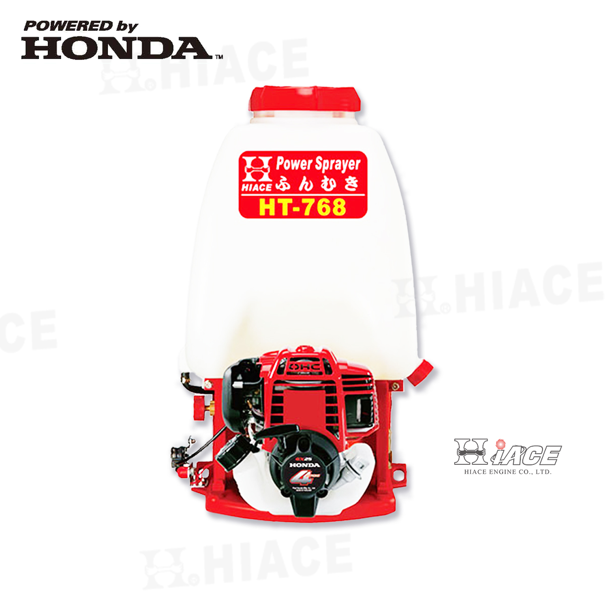 HT-768 背負式動力噴霧機 Powered By Honda